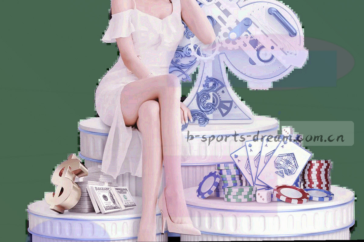 球场看台远景与灯架结构，冷色调处理，画面对角线强调纵深层次